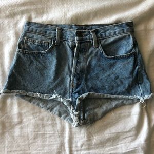 brandy melville jean shorts